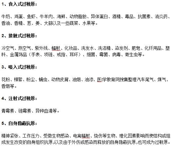 容易引起皮膚過敏的常見過敏原有哪些？