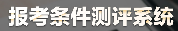 報(bào)考條件測評(píng)系統(tǒng)